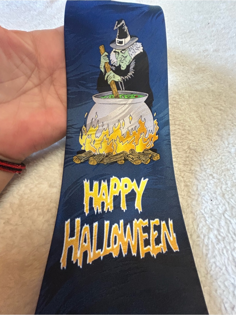 🎁3 for $30 - Halloween Witch Cauldron Neck Tie